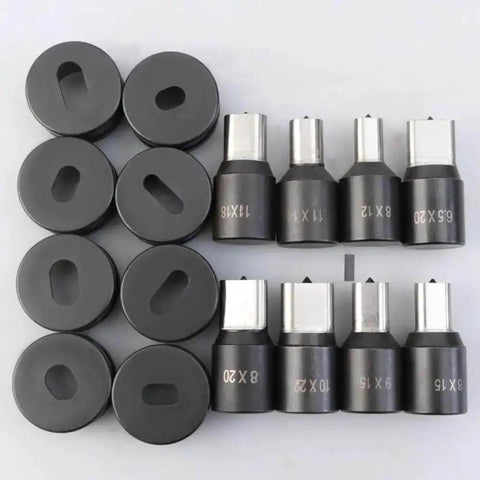 Oval Hole Punch Die For CH-70 Hydraulic Punching Machine One Piece 7.5x15mm Oval Die Heavy Duty Hydraulic Die