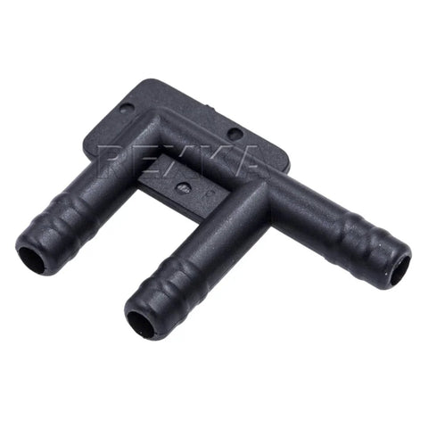 Premium Rexka 15Pcs Nylon 3 Way Vacuum F Hose Connector For GM 14029095 Replacement 3/16 Inch Barbed Black Nylon 3 Port Vacuum Tee Adapter
