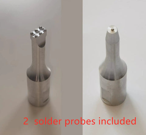 Two solder probes for Beast Workhorse Ultrasonic Spot Welder For Manure Belts Plastic Fabrics And Soundproof Cotton 110V