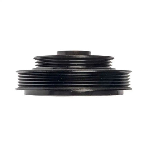 For Toyota Camry 1990 1991 Harmonic Balancer Black Direct Fit Serpentine Drive Belt With Keyway And Degree Markings Side View