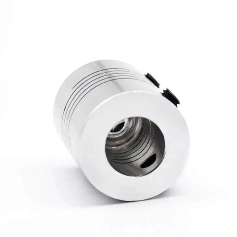 5mm To 8mm Flexible Couplings 5 Pack Aluminum Alloy Joint Connectors For NEMA 17 Stepper Motors close-up view