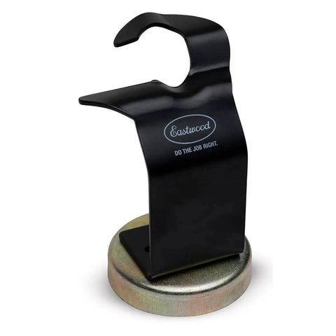 Magnetic MIG Welder Torch Holder Heavy Duty 3mm Steel Powder Coated Finish Two And Three Quarters Inch Grippy Magnet Keeps Torch In Place