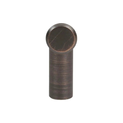 Oil Rubbed Bronze Cabinet Drawer Pulls 25 Pack Contemporary Euro Style Solid Metal Handle front view