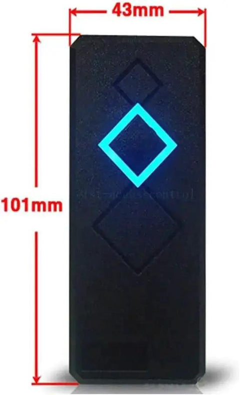 RFID reader of Door Access System With 600Lb Mag Lock Entry Control Panel 110V Power Supply RFID Reader Exit Button Enroll RFID USB