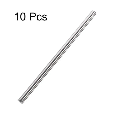 10 pieces of 8mm By 300mm Solid Stainless Steel Round Rod 304 Stainless Steel Grade Bar Stock for DIY Crafts and Lathe Projects