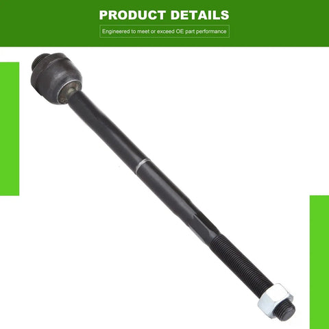 SCITOO front suspension rod with ball joint end and threaded stud, black steel