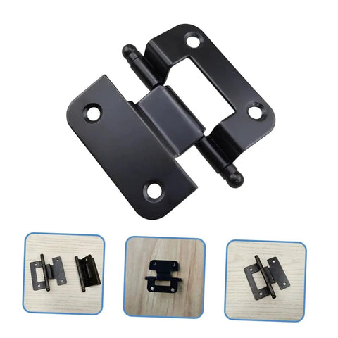 Six Pack Cabinet Door Hinges Replacement Durable Self Closing Hinges for Cupboard Interior Doors with Smooth Edges Heavy Duty Build