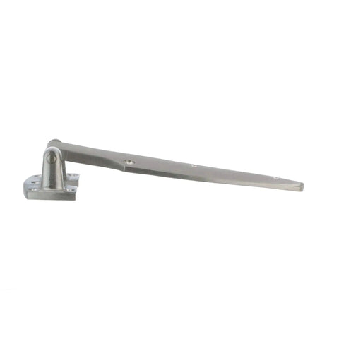 1-5-8 Inch Offset Satin Stainless Steel Heavy Duty Walk-In Cooler Door Hinge side view for marine environments