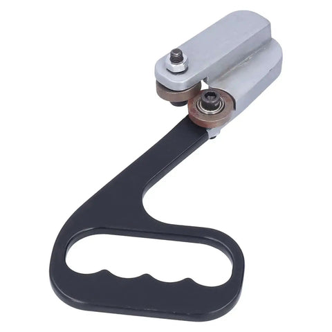 Stainless Steel Metal Sheet Cutter Hand Plate Shear Dope Manual Cutting Tool with round edge blades for clean smooth cuts