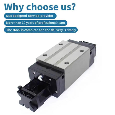 Japanese Made Pro Grade Linear Guide Slider Block NAH Series ANZ Standard Size 1 Piece showing front view