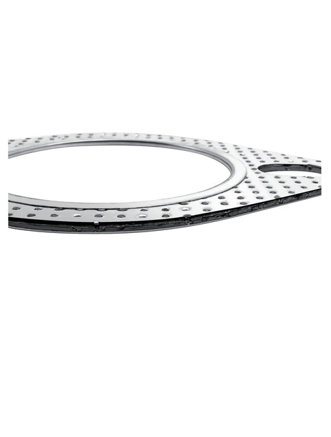 Strongthium 3-inch exhaust gasket, 2-bolt flange, high-temperature metal ring