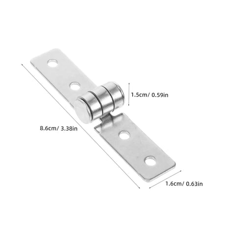 Heavy Duty Stainless Steel Cabinet Hinges For Industrial Boxes And Cabinets With Flat Folding Design And High Load Capacity