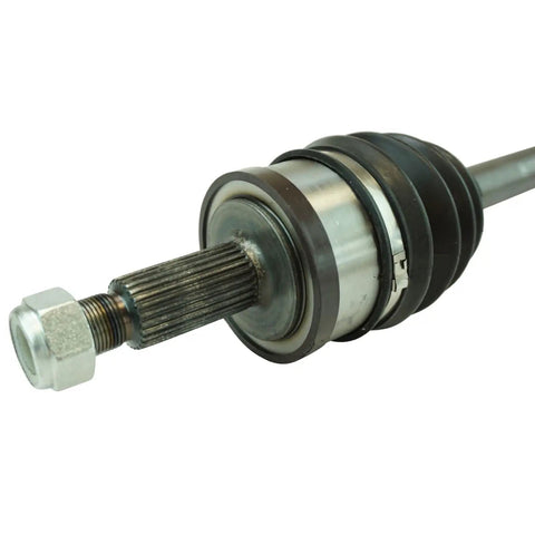 Close-up of Front CV Axle Assemblies With Wheel Bearing And Hub, 4 Piece Kit for Chrysler 300, Dodge Challenger and Charger