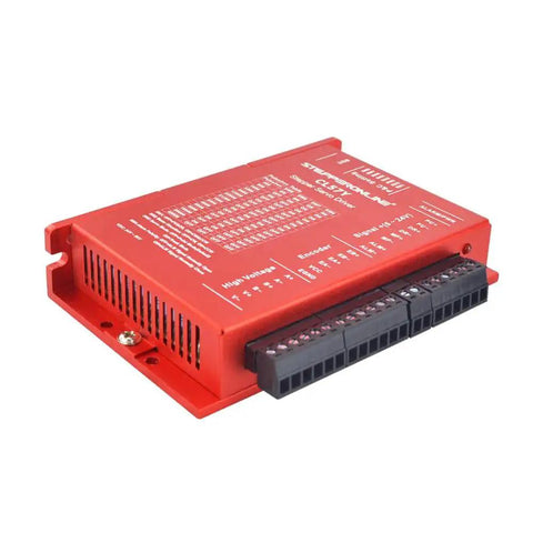 Red Closed Loop Stepper Driver Y Series for Nema 17 23 24 Motors 0-7.0A 24-50V DC with 32-Bit DSP Control in CNC, Robotics