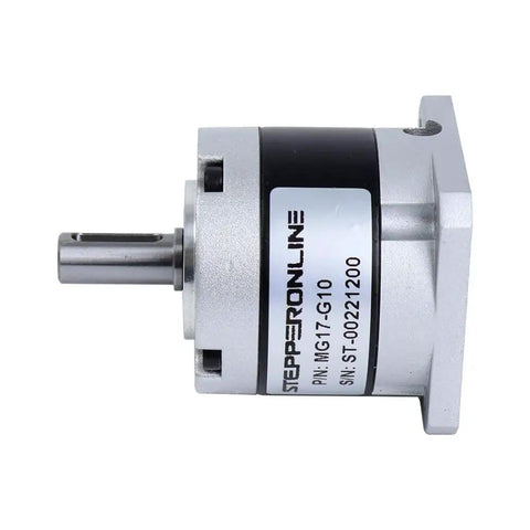 Side view of Planetary Gearbox For Nema 17 Stepper Motors With 10 To 1 Gear Ratio And 30 Arc Minute Backlash 9.5 mm short shaft