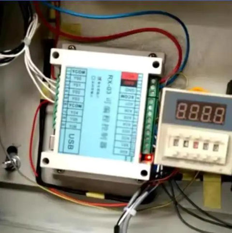 Programmable Logic Controller With Eight Input Seven Output For Industrial Automation in wiring setup