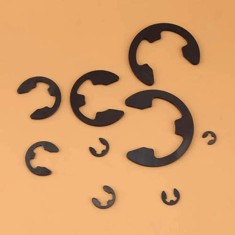 300 Piece Circlip Assortment Set With External 304 Stainless Steel Retaining Clips For Axles And Shafts Nine Sizes For Replacement Projects