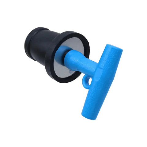 Rugged Stainless Steel Deck Drain Plug Fits One And Three Quarters To Two And A Quarter Inch Openings With Universal Rubber Expansion Seal