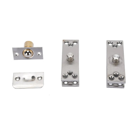 Heavy Duty Stainless Steel Pivot Hinge With Ball Bearing System For 360 Degree Rotation Concealed Door Hardware For Wood Doors And Bookcases By Marhynchus