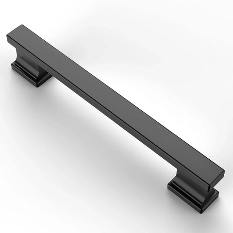 10 Pack 5 Inch Matte Black Cabinet Handles For Kitchen Cabinets And Drawers Cupboard Pulls Hardware 128mm Center To Center Length