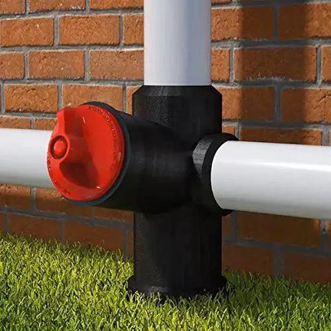 PlugAll Mechanical Test Plug For Drains And Cleanouts By Danco Fits One And A Half Inch And Two Inch Pipes In Use On DWV Pipe Outdoors