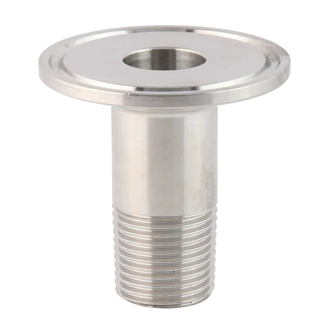 Metaland 1.5-inch tri-clamp to 3/4-inch NPT male stainless sanitary home-brew adapter