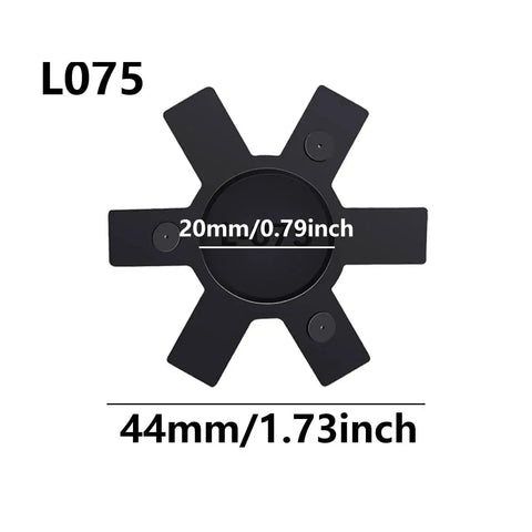 Flexible NBR Rubber Spider Insert For L Jaw Coupling L Jaw Coupler 5Pcs Center Insert Cushion And Shock Absorption Durable
