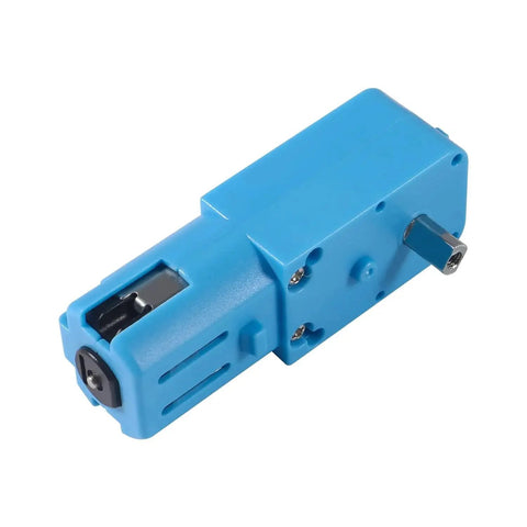 4 Pcs All Metal Gear Motors TT DC 3V To 6V 1 To 90 Reduction With 110 RPM Output Single Shaft Blue Case For Robots Smart Cars DIY RC Toys