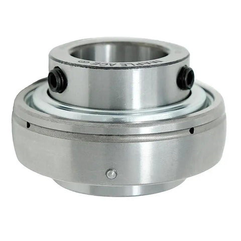 Heavy Duty Insert Bearing With One And Three Eighths Inch Bore Spherical Outer Diameter R3 Triple Lip Seal With Set Screws