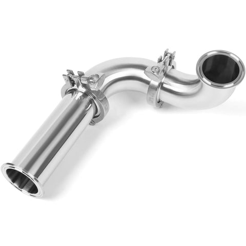 JMCOLMT 2-in tri-clamp elbow, 90° stainless steel sanitary pipe fitting, 50.5mm OD, SS304, Amazon
