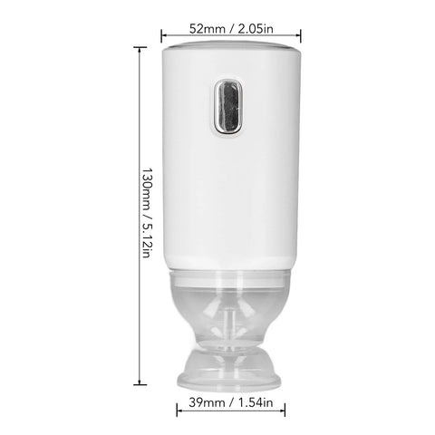 Electric air pump, cordless 5V portable vacuum pump for vacuum bags and 3D printer filament storage, white plastic