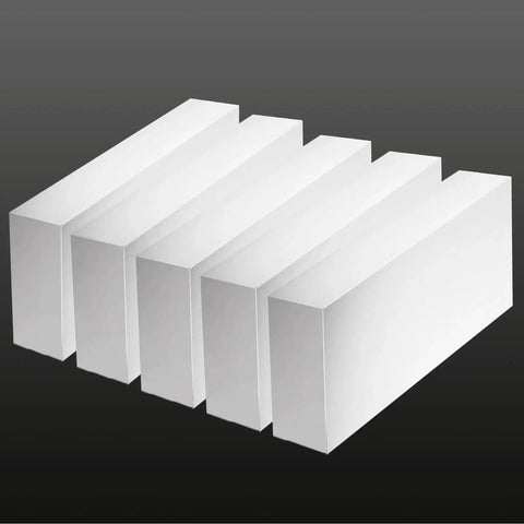 Image of 5 Pack 4x2x1 Inch Aluminum Flat Bars 6061 General Purpose Bar Stock For Milling Lathe Work Machining And Cutting Industrial Use Durable Corrosion Resistant Aluminum Blocks For Crafting Projects And Pro Builds.