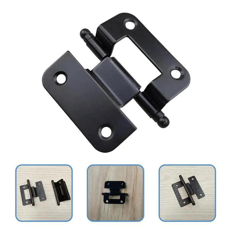 Beefy 10 Pack Cabinet Door Hinges For Residential Doors Built From Solid Iron With Smooth Burr Free Edges High Load Bearing Capacity
