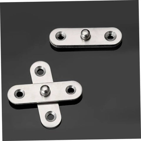 360 Degree Rotatable Hidden Door Pivot Hinge Set Made From Stainless Steel For Secret Doors And Concealed Entrances Pro Grade Heavy Duty Hinges
