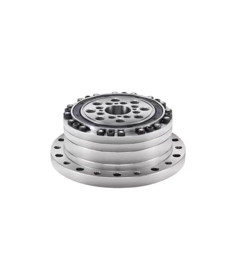 Steel Strain Wave Planetary Gearing Harmonic Drive Reducer Gear For Module Motor front view, lightweight and compact design