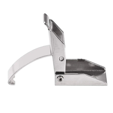 Side view of Stainless Steel Draw Toggle Latch With Spring Steel Hook 2 Pcs 73mm By 24mm, made from SUS304 stainless steel.