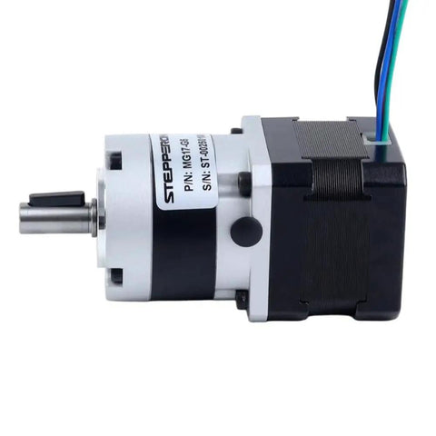 Nema 17 Stepper Motor With 34mm Length And 5 To 1 Planetary Gearbox MG Series Delivers Heavy Duty Torque And Low Noise side view