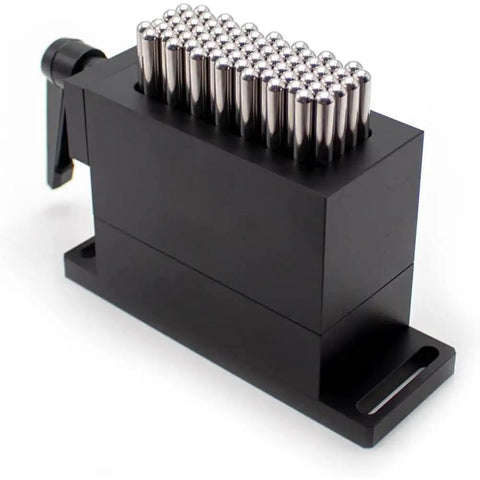 Flexible Claw Fixture Clamps With 67 Pin Adaptive Workholding Gripper 30 By 79mm Stainless Steel Build 21mm Stroke Reconfigurable 6mm Pins