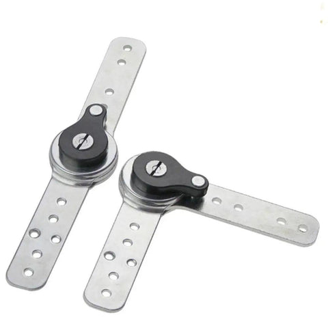 Heavy Duty Adjustable Angle Hinge With Auto Reset For Furniture 90 To 170 Degree, 2 Pack, galvanized steel hinges