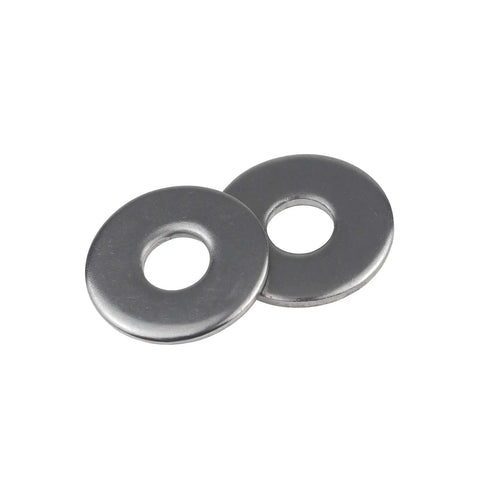 Favordrory M8 flat washer, 304 stainless steel, 24 mm outer diameter, 2.0 mm thick, 2 pcs