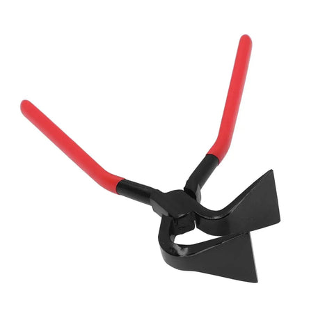 Pro Grade Hand Seamer Pliers With Interchangeable Straight 45 Degree And 90 Degree Jaws For Precise Sheet Metal Flattening