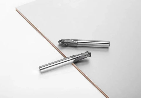 Ball Nose Carbide End Mill Set With MAH Coating For Stainless Steel, Hardened Steels, High Temp Alloys And Medium Alloys, 2 Flute