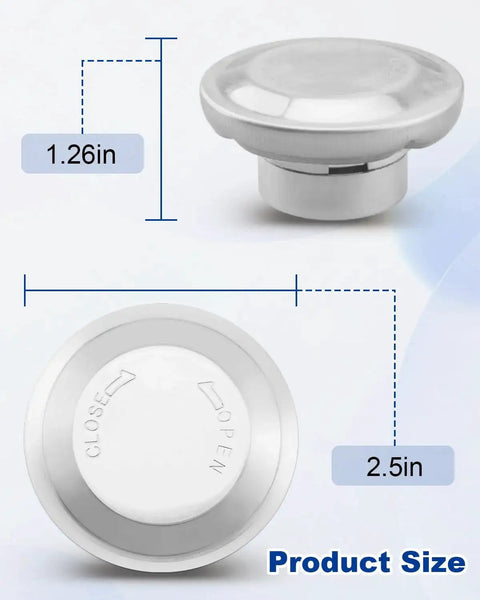 Fuel Cap For Kawasaki Mule 520 550 600 610 2010 2020 2030 2500 2510 2520 3000 3010 3020 One Quarter Turn Metal Tank Replacement