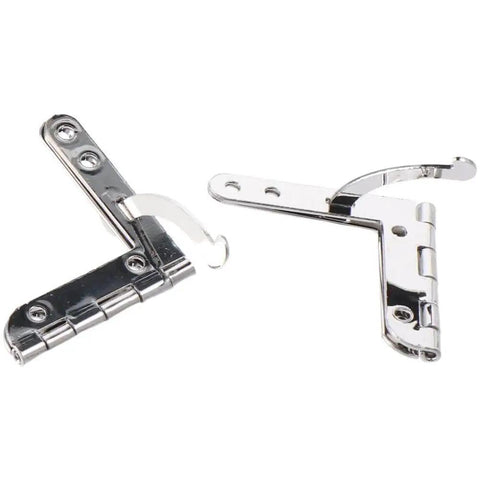 Beefy 2 Pack Silver Iron Box Hinge 90 Degree Folding Furniture Hardware Connect Mount For Jewelry Boxes Wine Boxes Wooden Craft Humidors And DIY Box Projects