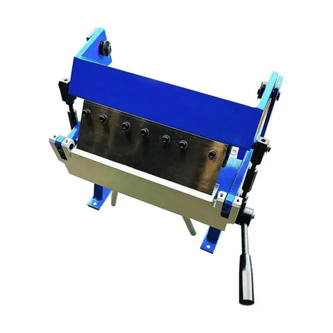 12 Inch Pan And Box Brake For Sheet Metal, Bends Up To 20 Gauge Mild Steel, 9 Inch Working Height, Five Hardened Removable Fingers