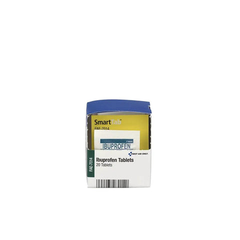 Smart Compliance Ibuprofen Packets Refill for First Aid Kits by First Aid Only, box front view