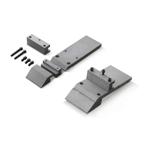 Components of 100 Inch Manual Sheet Metal Brake For 12 Gauge Steel Bending With Adjustable Fingers And 135 Degree Angles Model PB10012