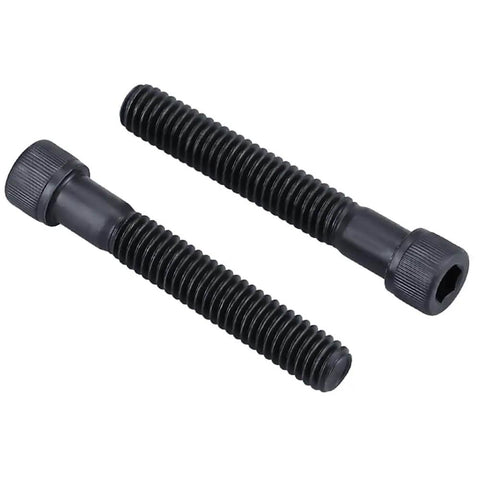 3/8-16 X 2 Socket Head Cap Screws Bolts, 12.9 Grade Alloy Steel, Black Oxide Finish, Allen Hex Drive, Partial Thread