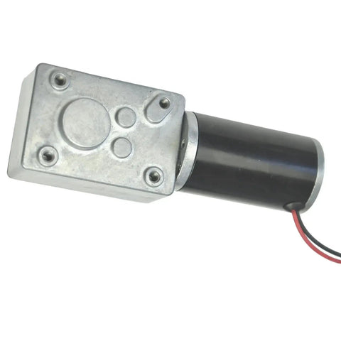 12V DC Worm Gear Motor With Gearbox 9RPM Dope Low Speed Precision Drive For Advertising Displays and Auto Monitor Systems