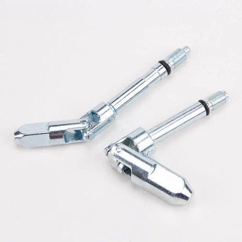 2 Pieces Jack Joint Metal Tool Kit With Dual Pump Horizontal Jack Parts And Oil Seal Portable U Joint Rebuild Kit displayed